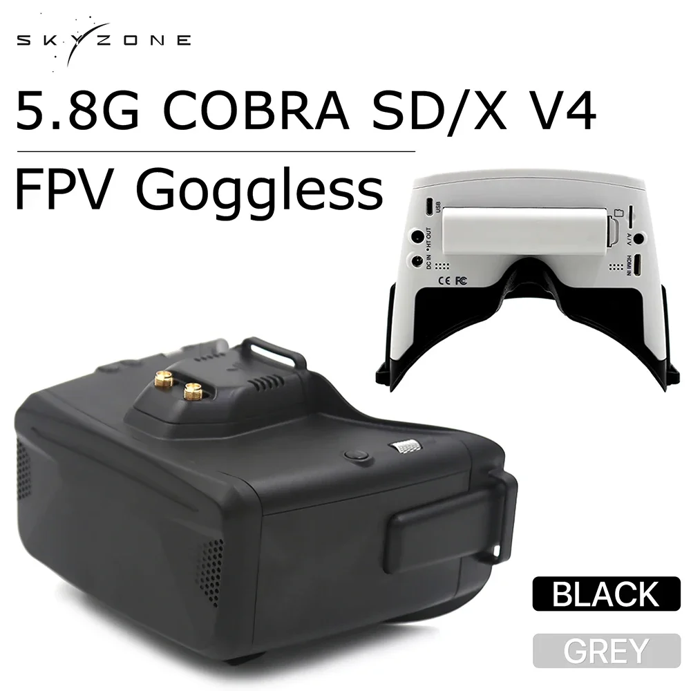 Skyzone 5.8G Cobra SD/X V4 FPV - Skyzone Sky04O Pro Fpv Goggles ulasan dan harga